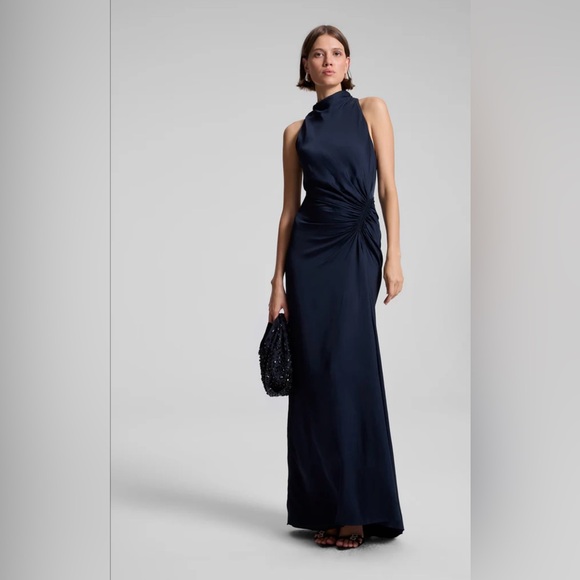 A.L.C. Inez Satin Gown $695 - Picture 1 of 6